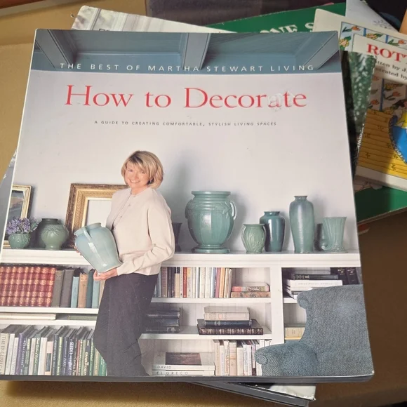 Martha Stewart 'How to Decorate' Book - White and Teal - Picture 1 of 8